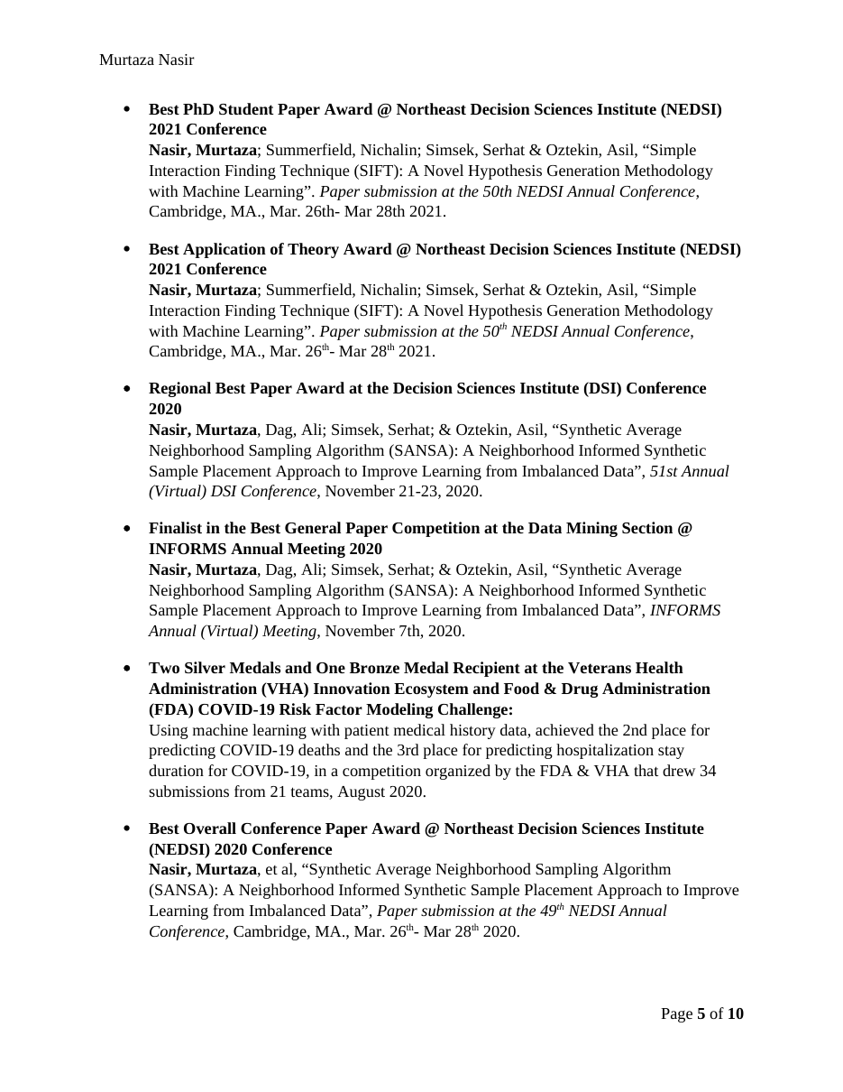 CV page 5