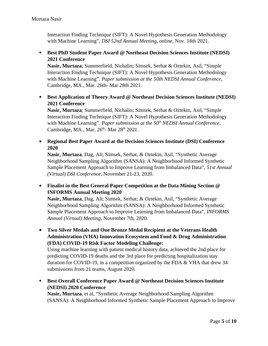 CV page 5