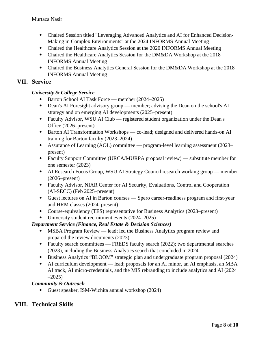 CV page 8