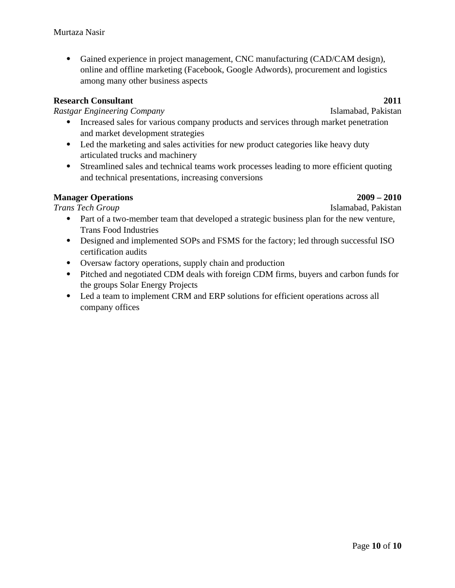 CV page 10