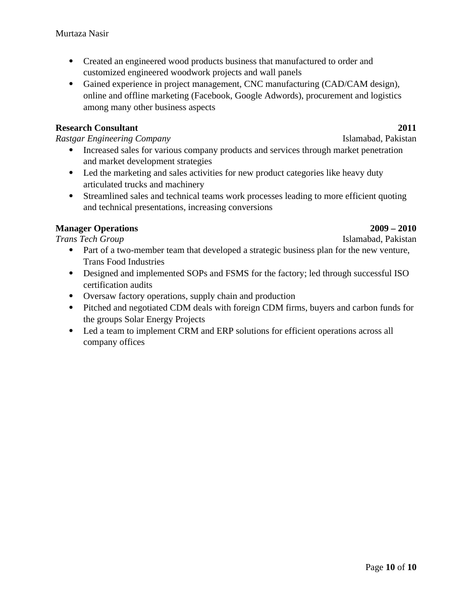 CV page 10